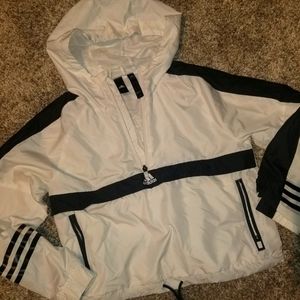 Adidas cropped wind breaker